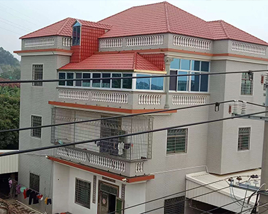 琉璃瓦鋼結構施工過程